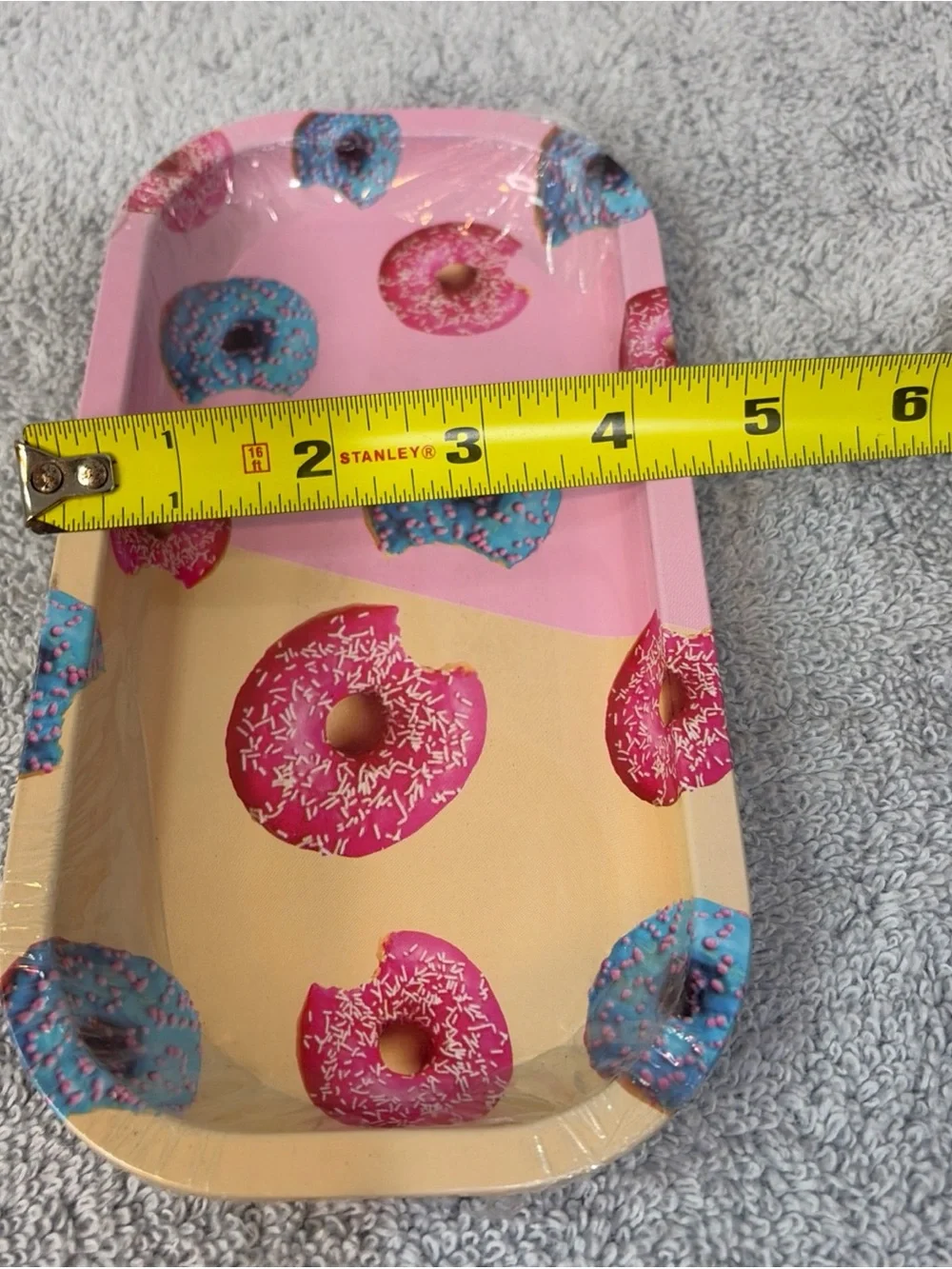 Donut Print Decorative rolling tray New!!